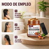 Modo de empleo del acondicionador con aceite de batana