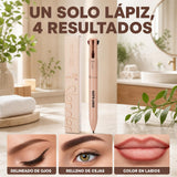 Modo de uso del lápiz de maquillaje 4 en 1