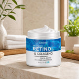 Crema facial reafirmante con retinol, bote de 60 g
